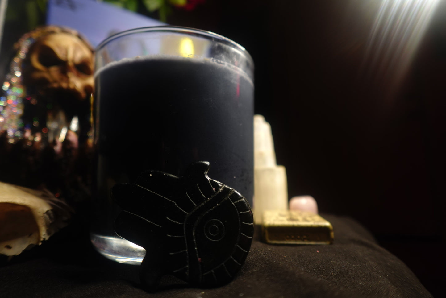 Dark Empath Glass Candles