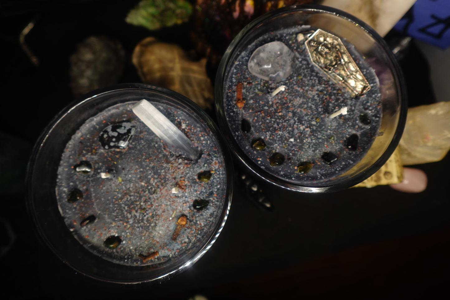 Dark Empath Glass Candles