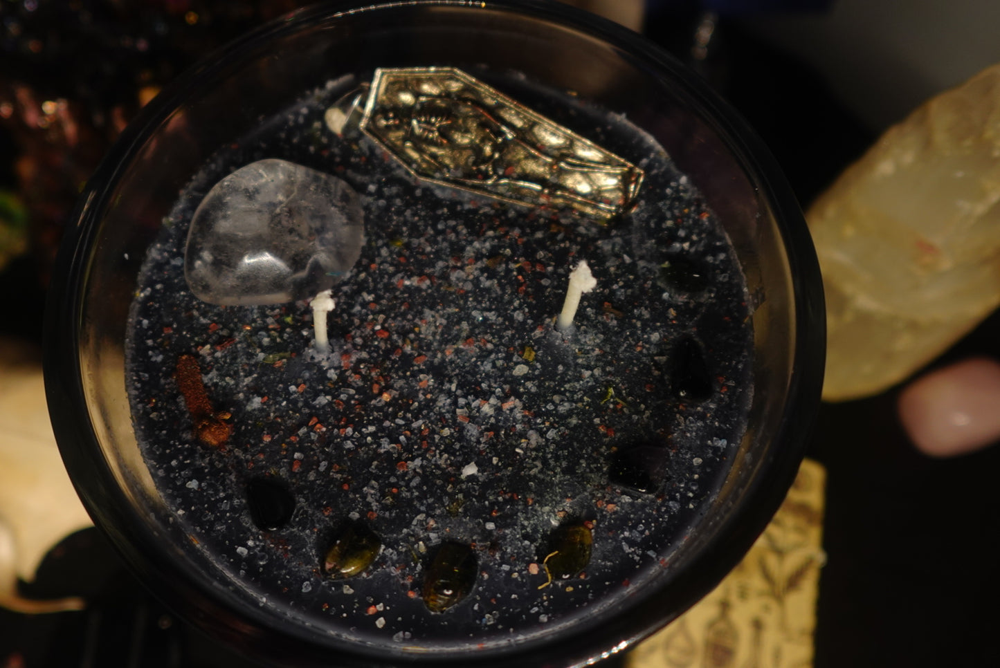 Dark Empath Glass Candles