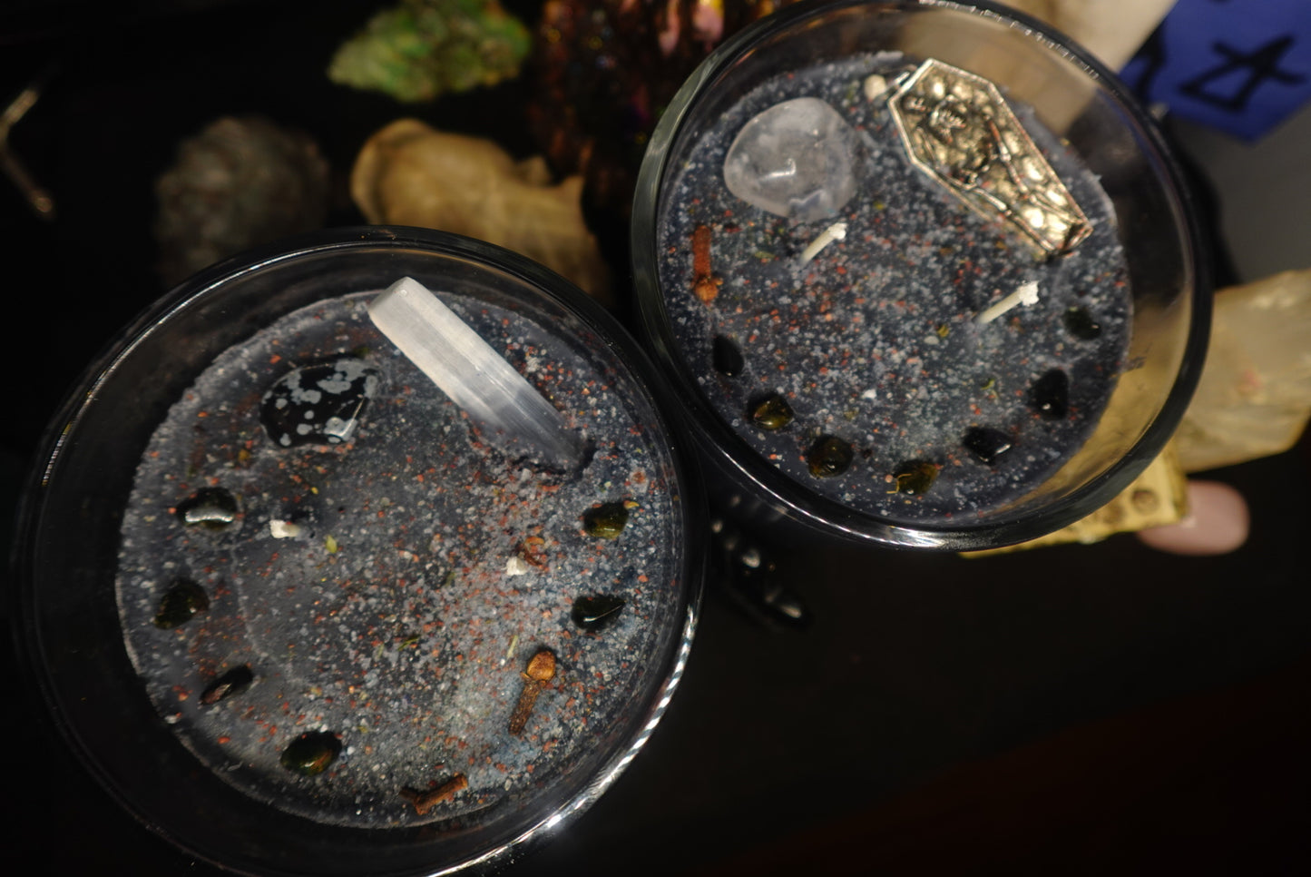 Dark Empath Glass Candles