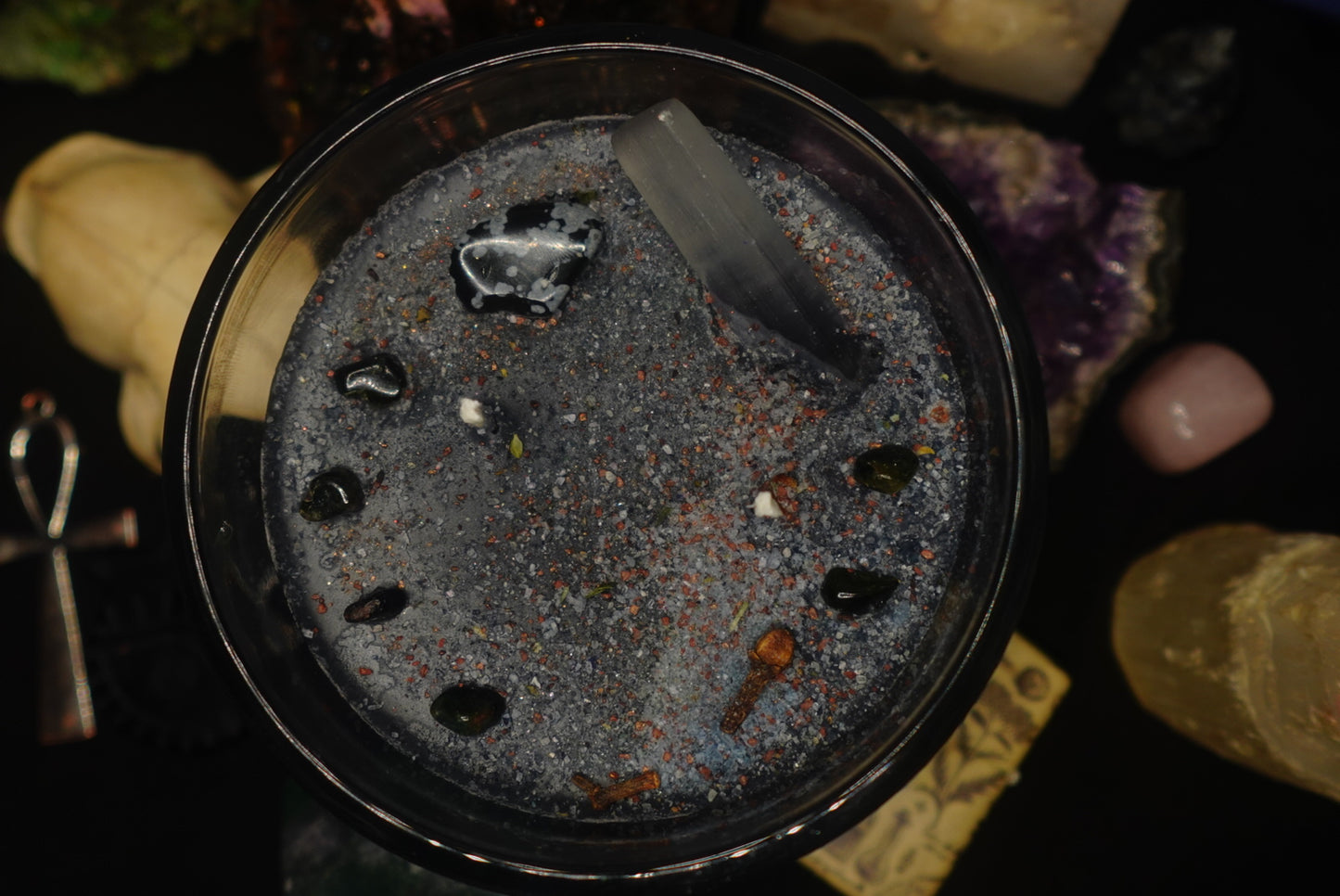 Dark Empath Glass Candles
