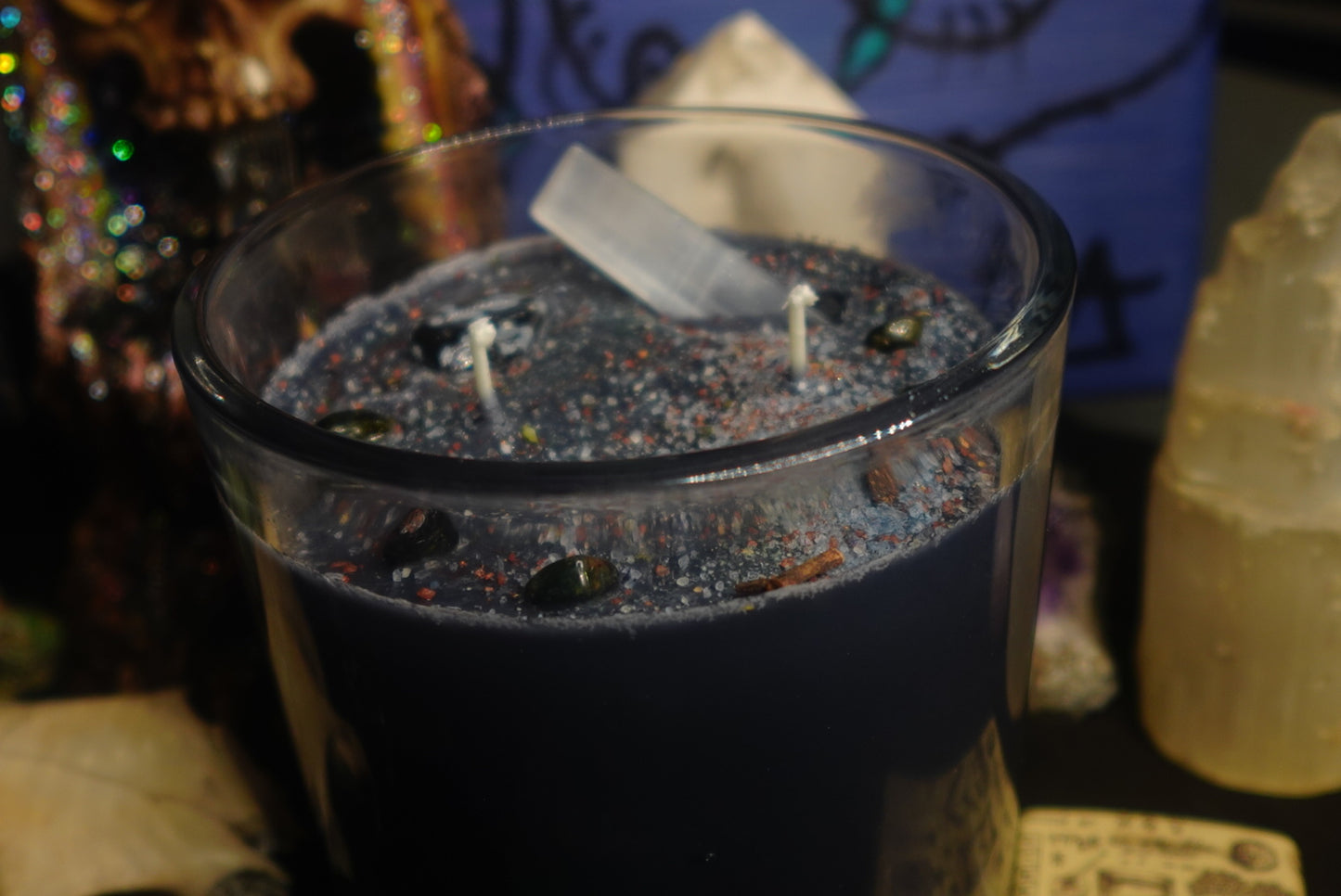 Dark Empath Glass Candles